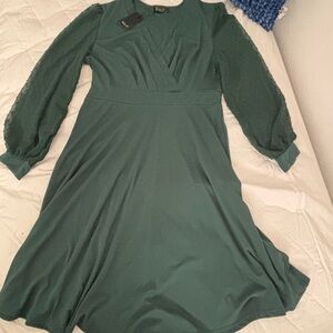 Elegant Green Women's Dress